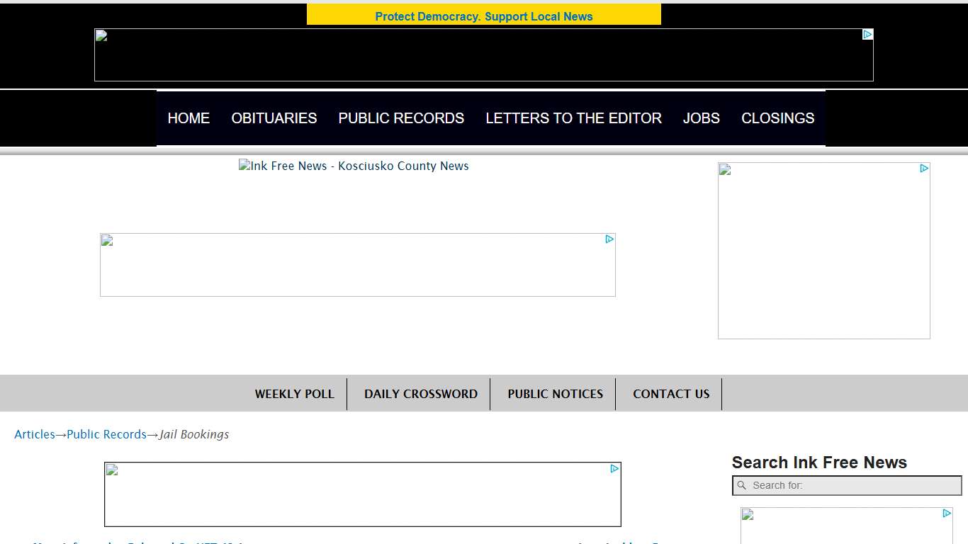 Jail Bookings – InkFreeNews.com